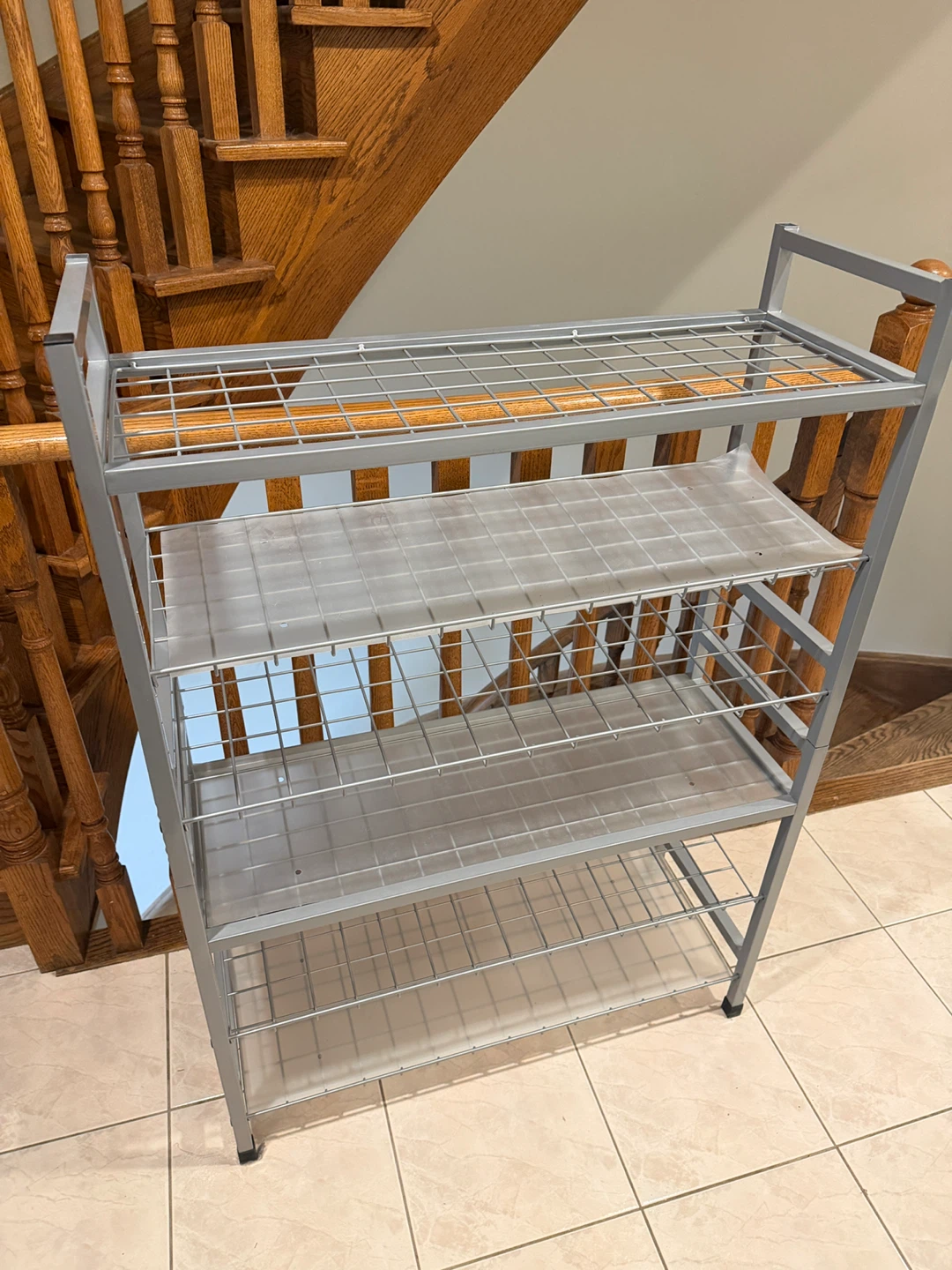 4-Tier Metal Wire Shoe Rack