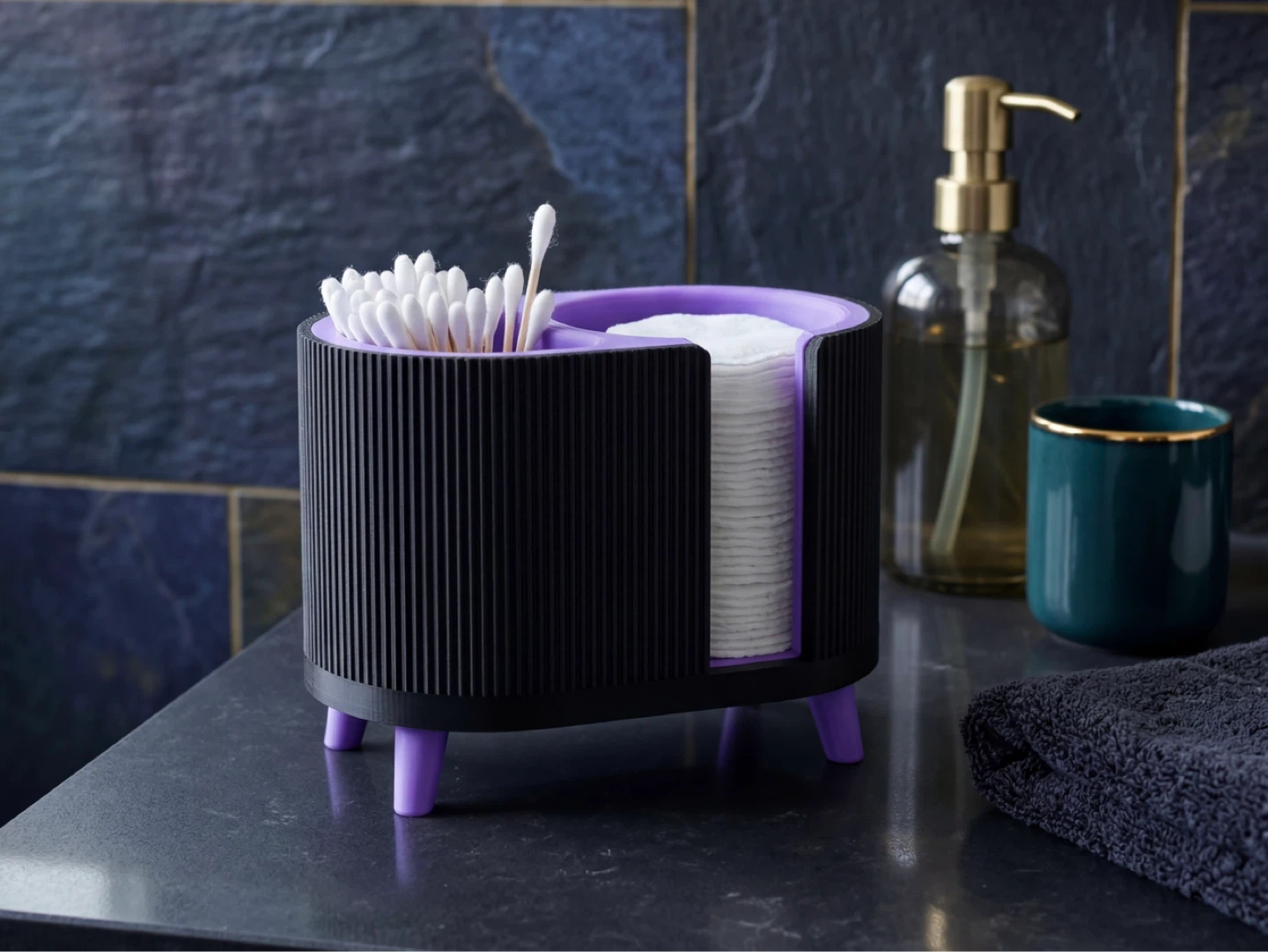 Cotton Pad and Cotton Swab Holder Organizer - photo 2