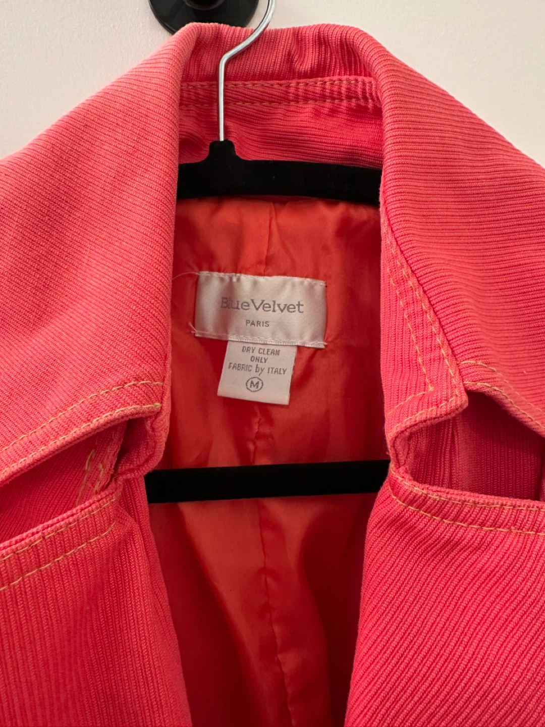 Paris Coral Trench Coat - Size M - photo 3