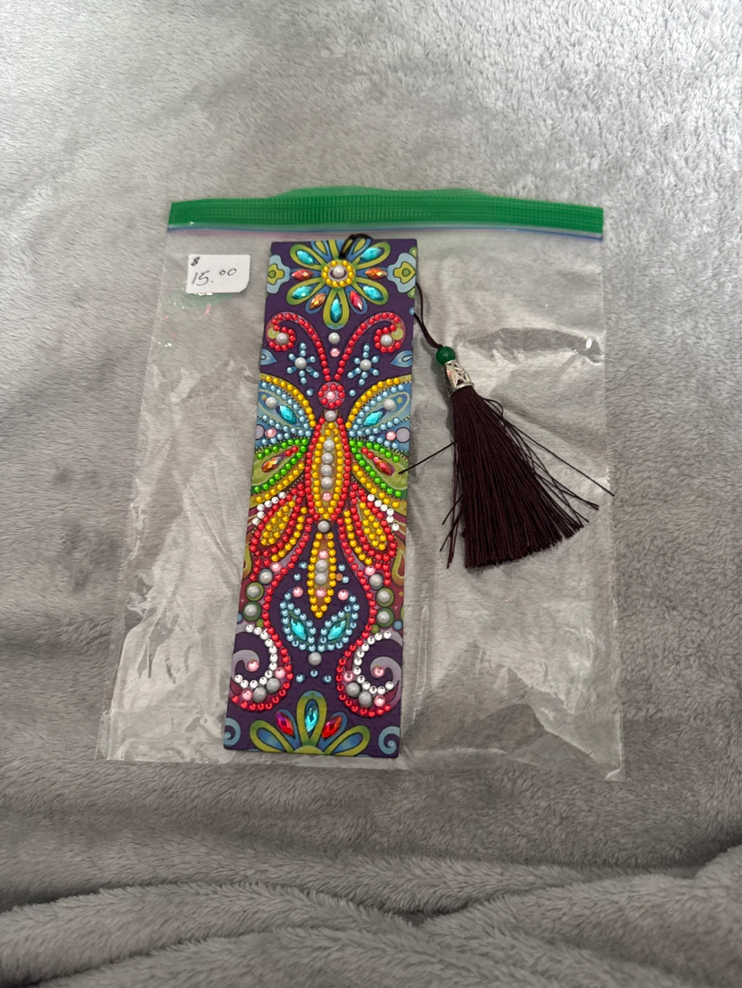 Diamond Art Butterfly Bookmark