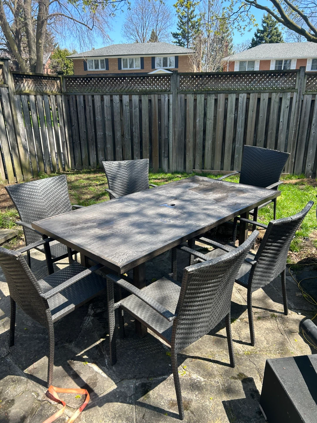 Outdoor Dining Set with 6 Chairs