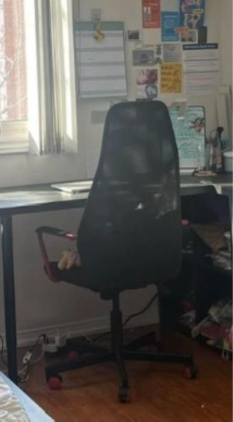 HUVUDSPELARE IKEA Black Mesh gaming chair - photo 2