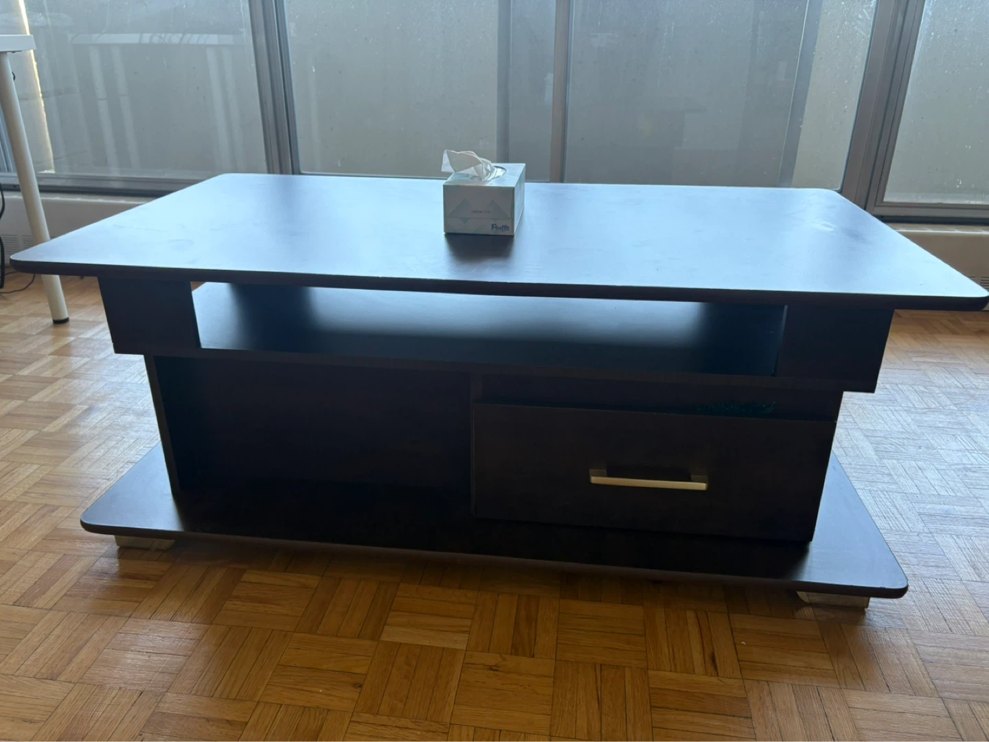 Dark Brown Coffee Table with Drawer 170$ - photo 5