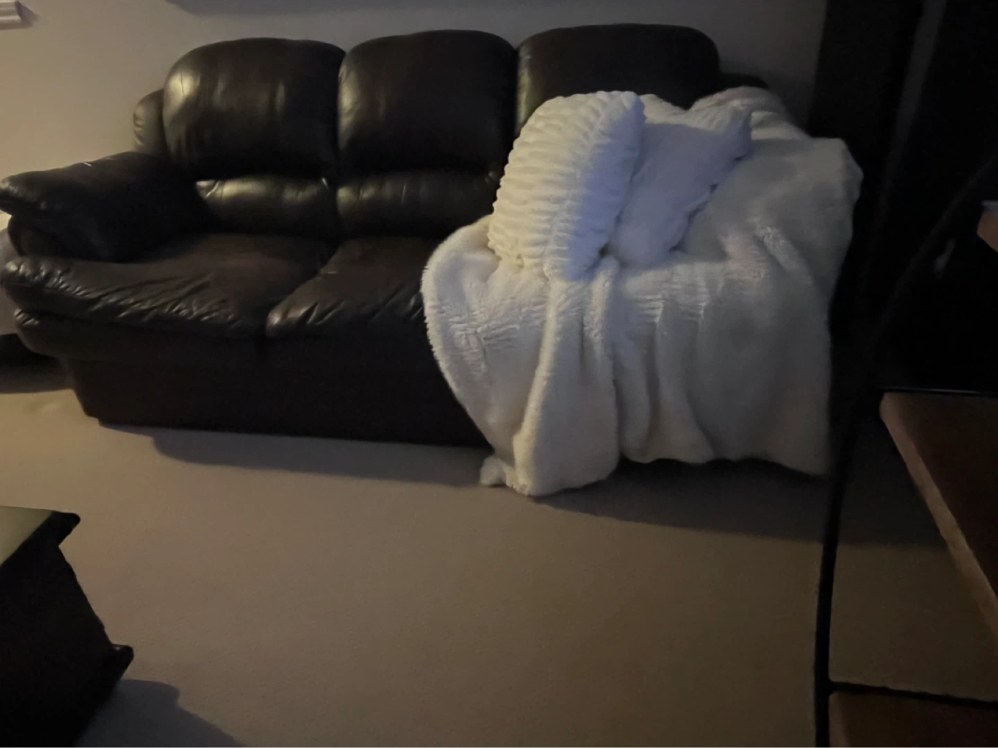 Dark Brown Leather Recliner Chair and Sofa Set