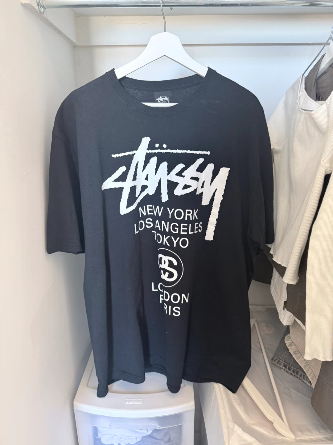 Stüssy Black Graphic Tee XL Streetwear