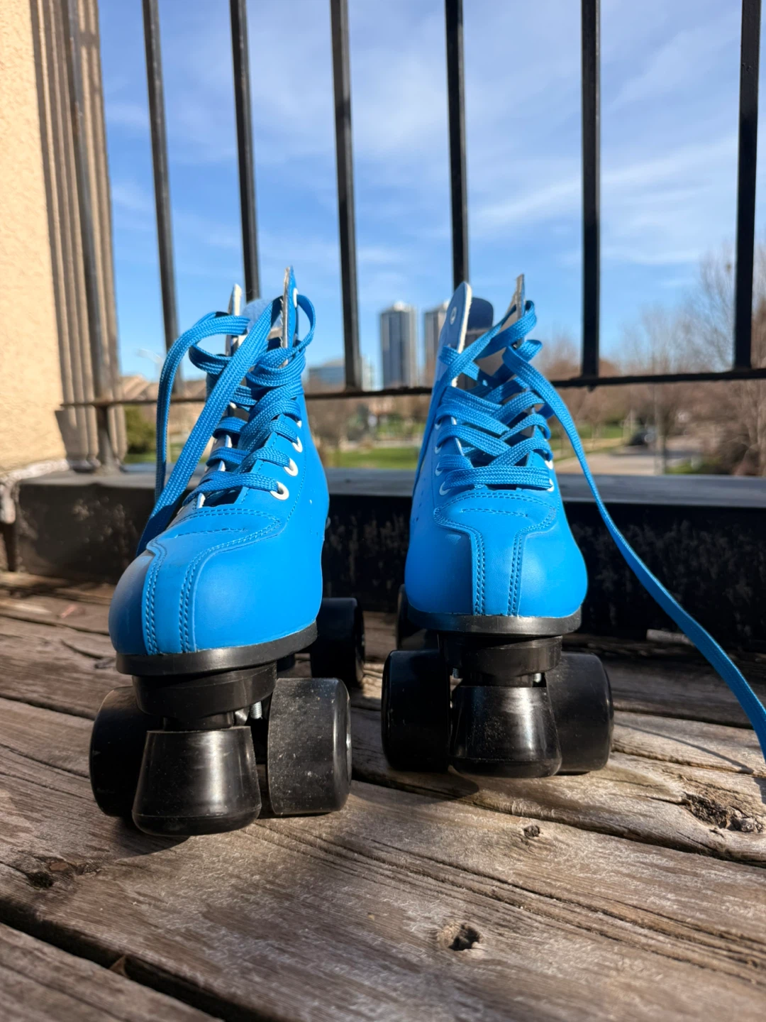 Blue Roller Skates