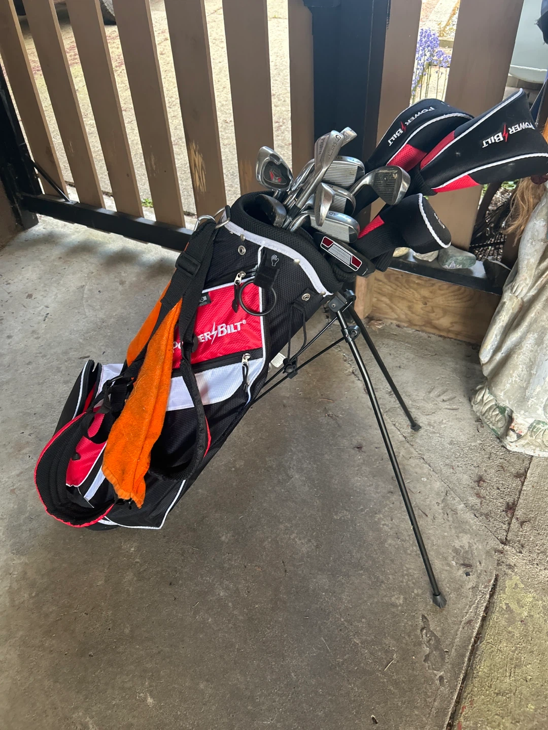 PowerBilt Golf Club Set with Stand Bag