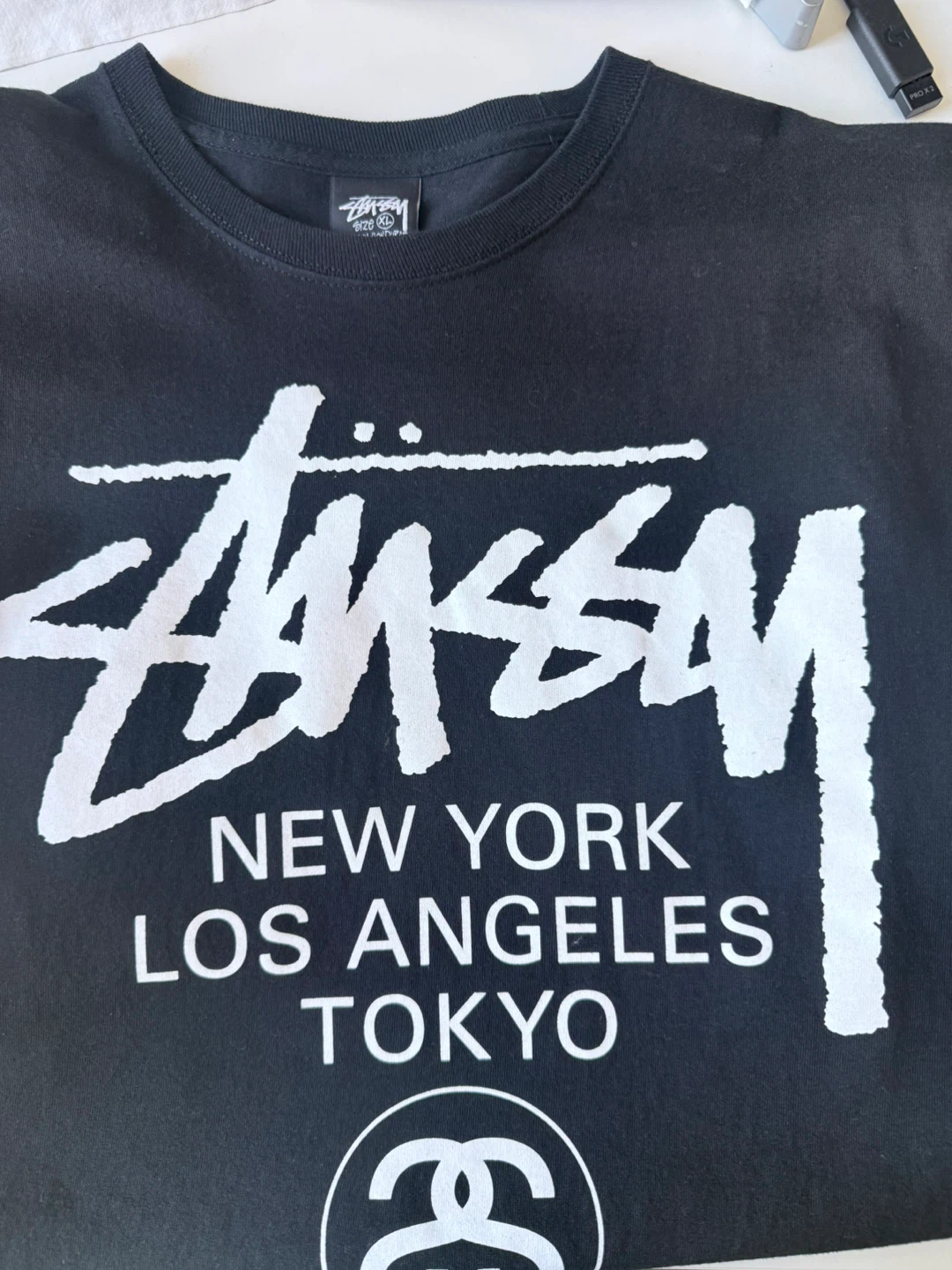 Stüssy Black Graphic Tee XL Streetwear - photo 4