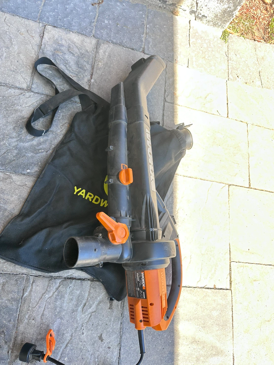 WORX WG505 Leaf Blower Vac with Collection Bag - photo 5