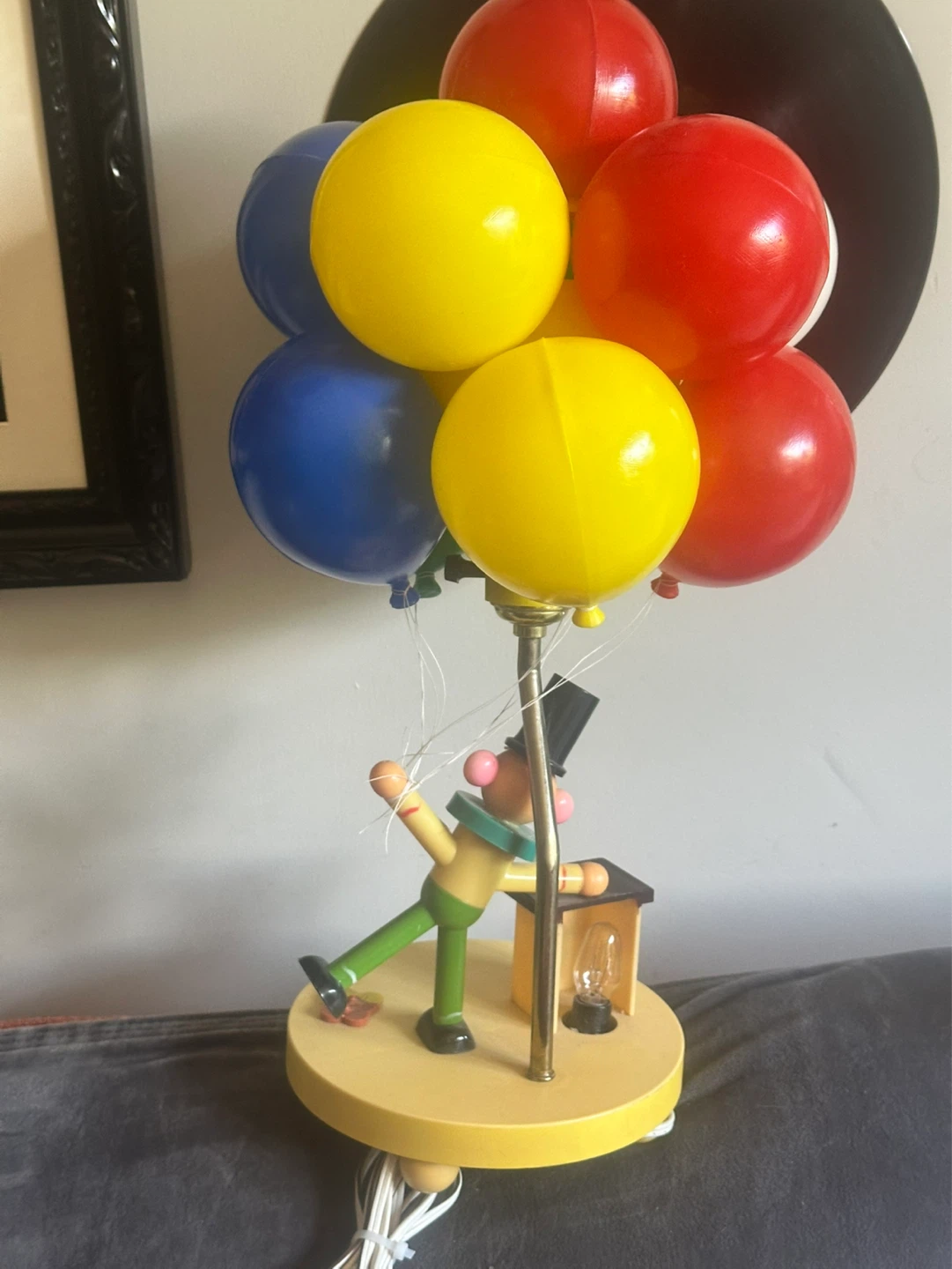 The dolly toy co vintage clown lamp - photo 5
