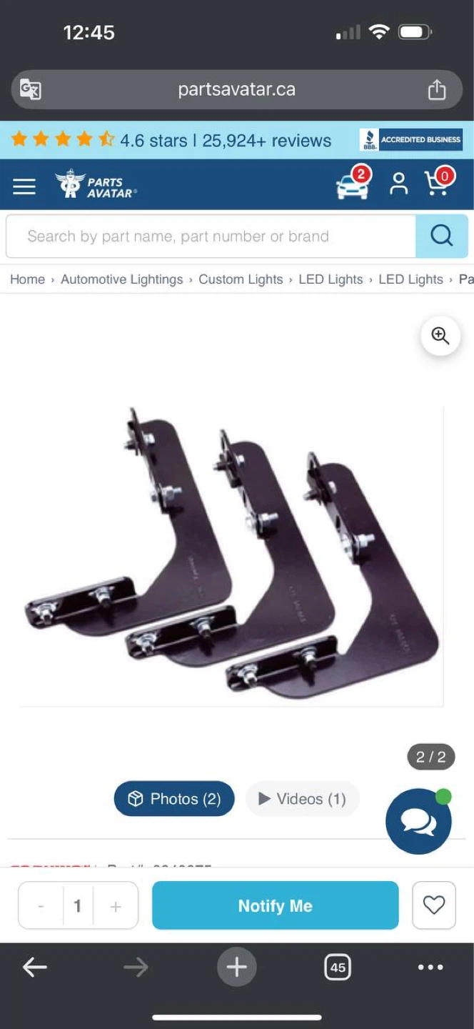 GO RHINO 6840975 BRACKETS – DODGE RAM 1500 / 2500 / 3500 - photo 2