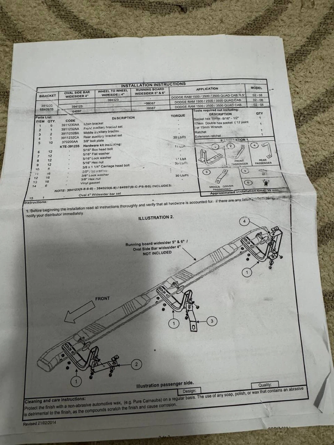 GO RHINO 6840975 BRACKETS – DODGE RAM 1500 / 2500 / 3500 - photo 4
