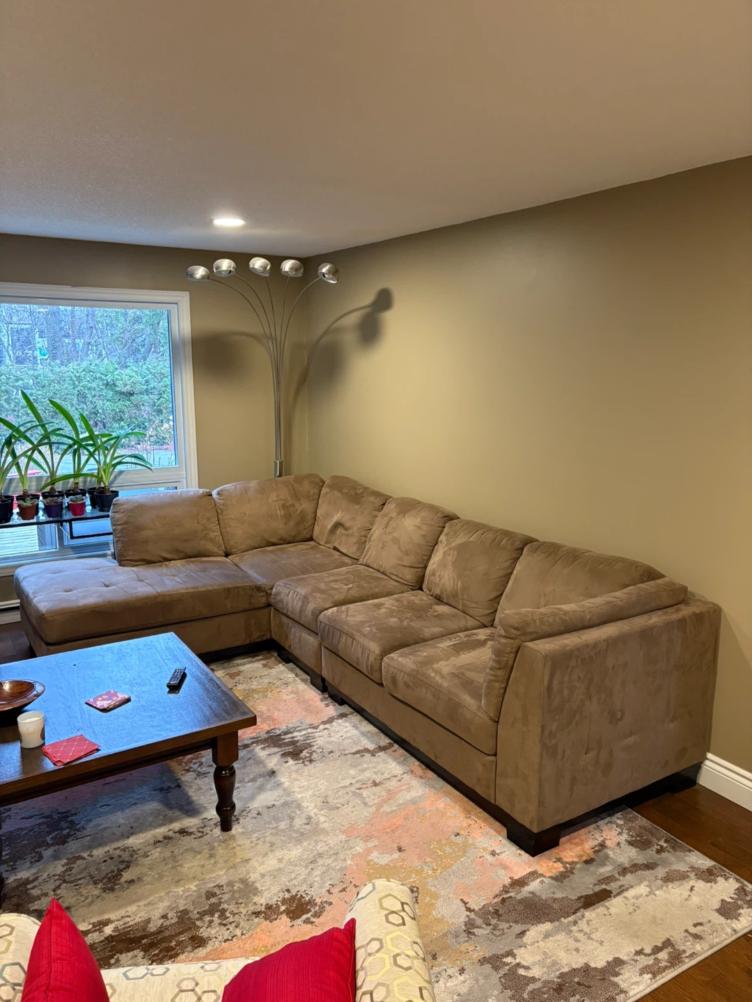Brown Sectional Sofa - photo 3