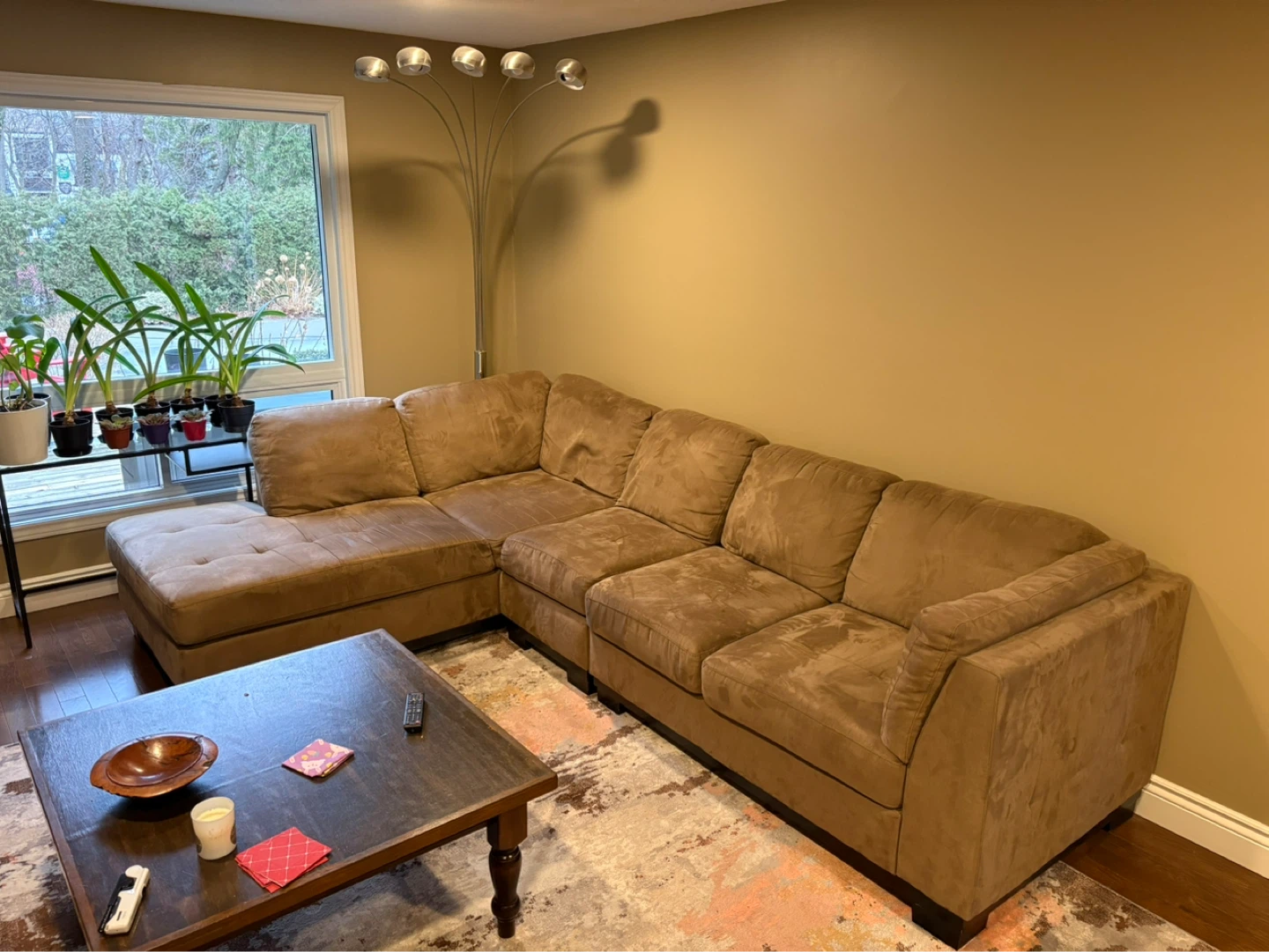 Brown Sectional Sofa - photo 2