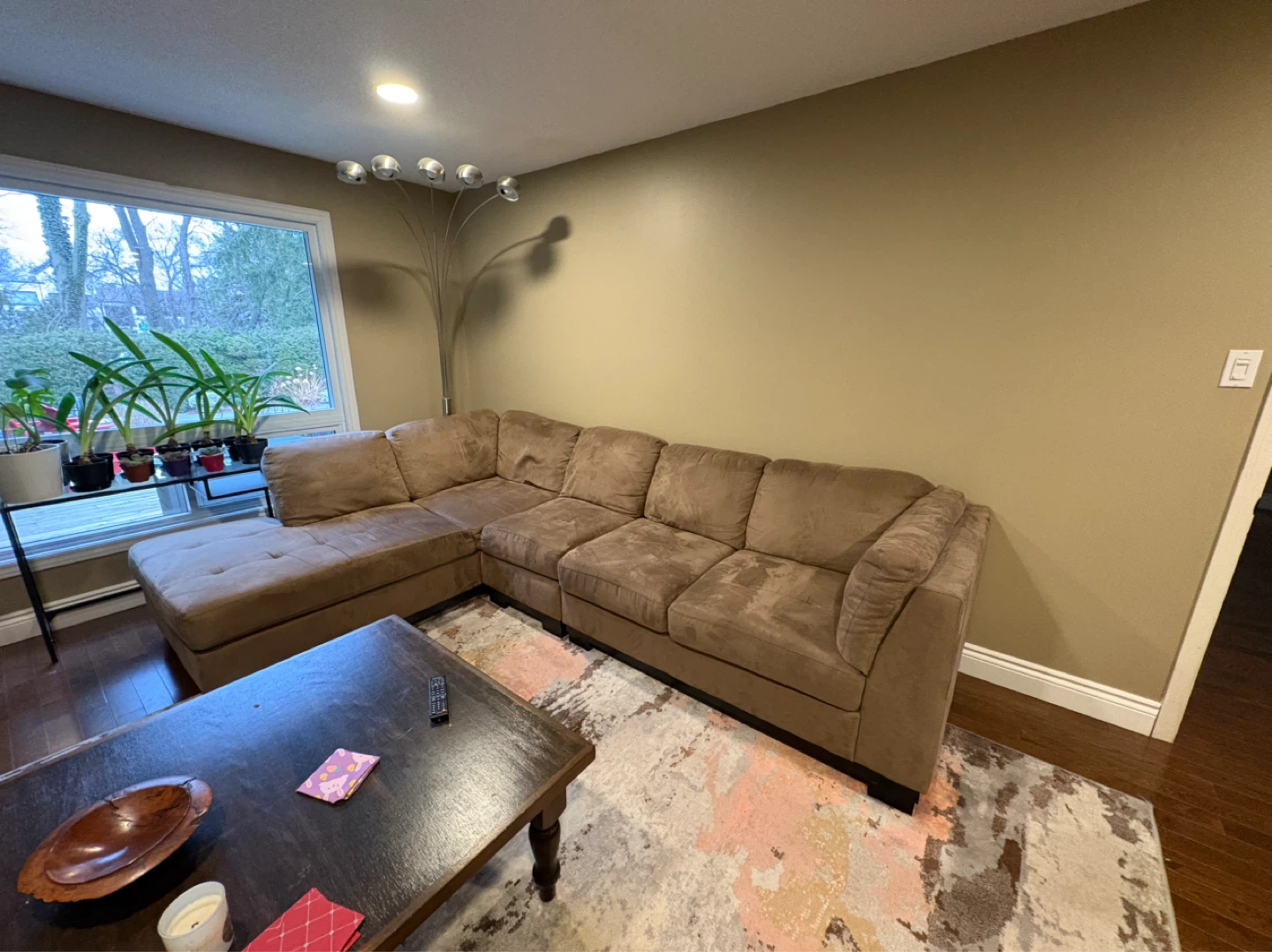 Brown Sectional Sofa