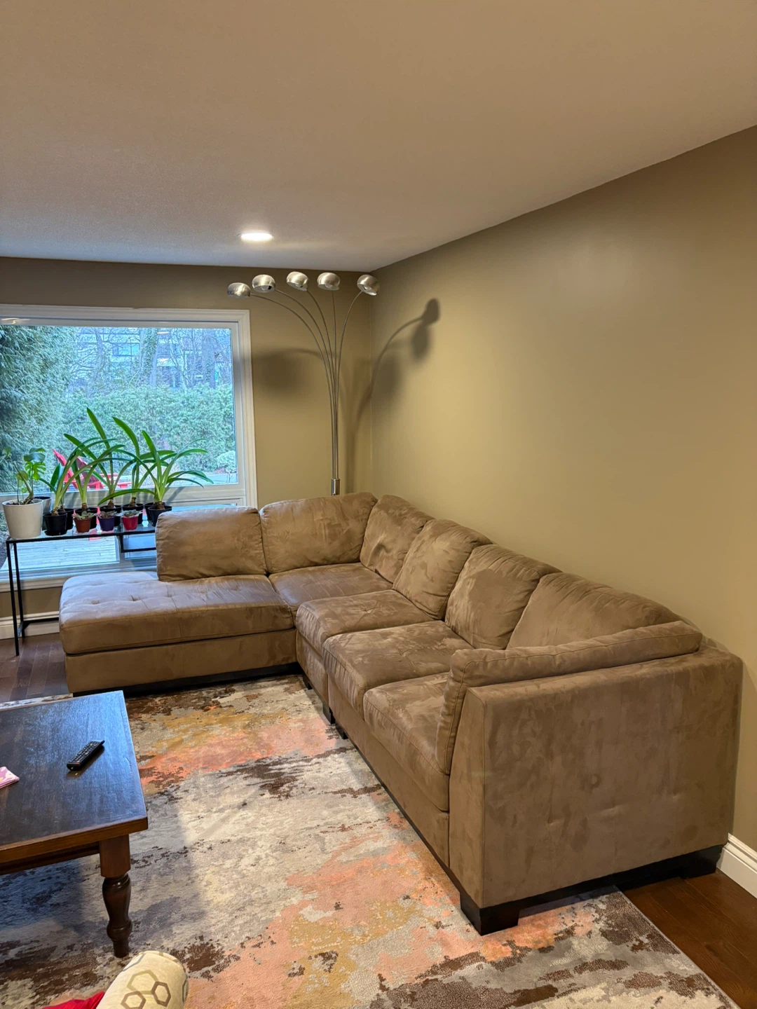 Brown Sectional Sofa - photo 4