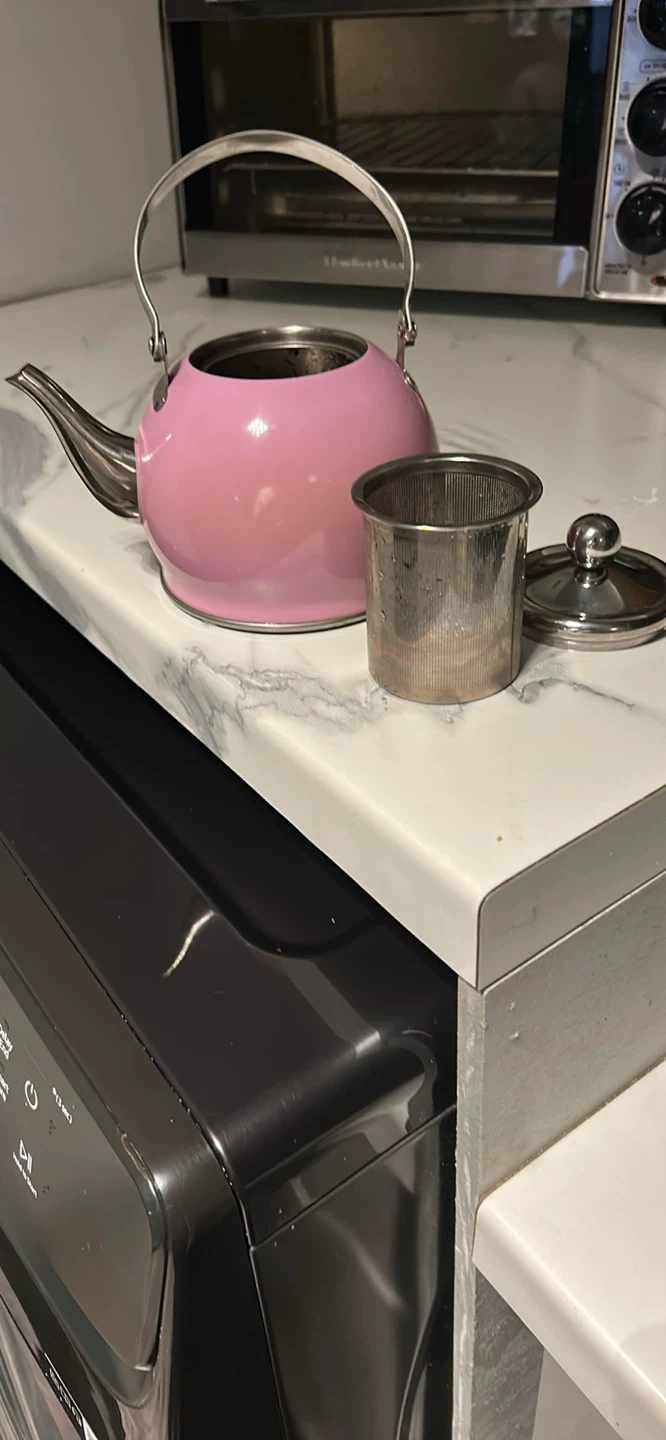 Creative Home Pink Tea Kettle with Infuser - photo 2