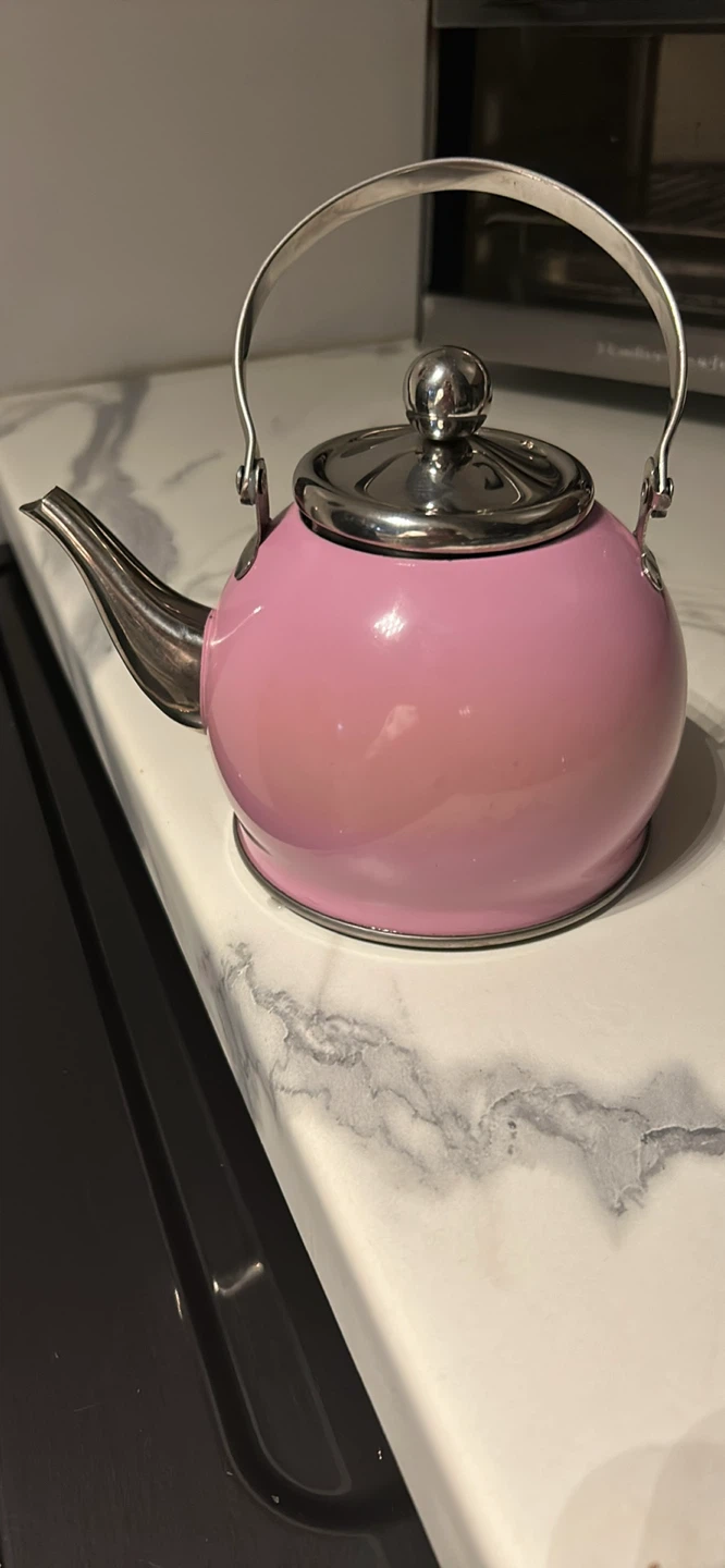 Creative Home Pink Tea Kettle with Infuser