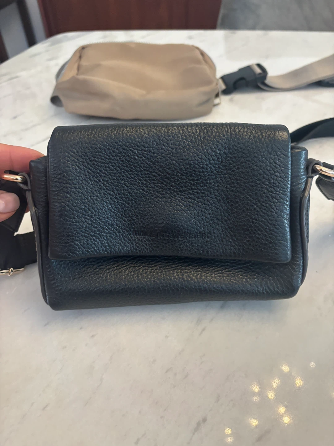 Leather pouch purse