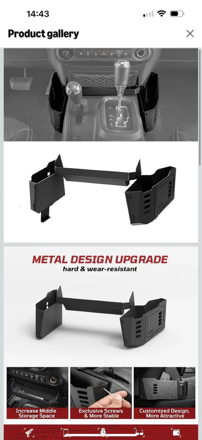 JEEP WRANGLER CONSOLE ORGANIZER – SHEAM 🔥🚙 - photo 2