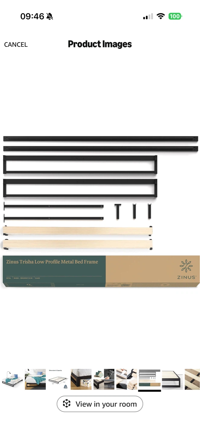 Zinus Trisha Low Profile Metal Bed Frame - full - photo 2