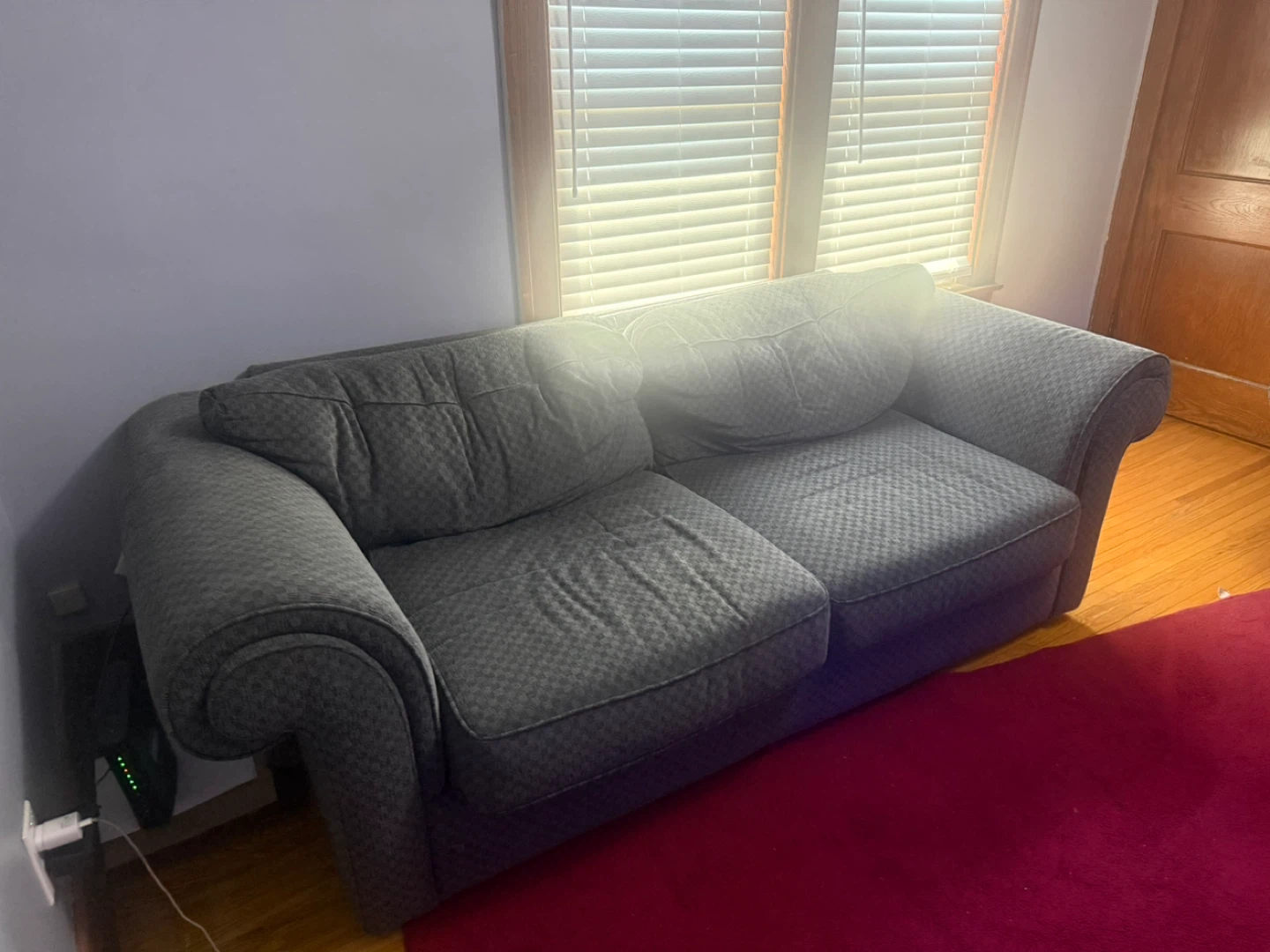 Grey Loveseat Sofa - photo 2