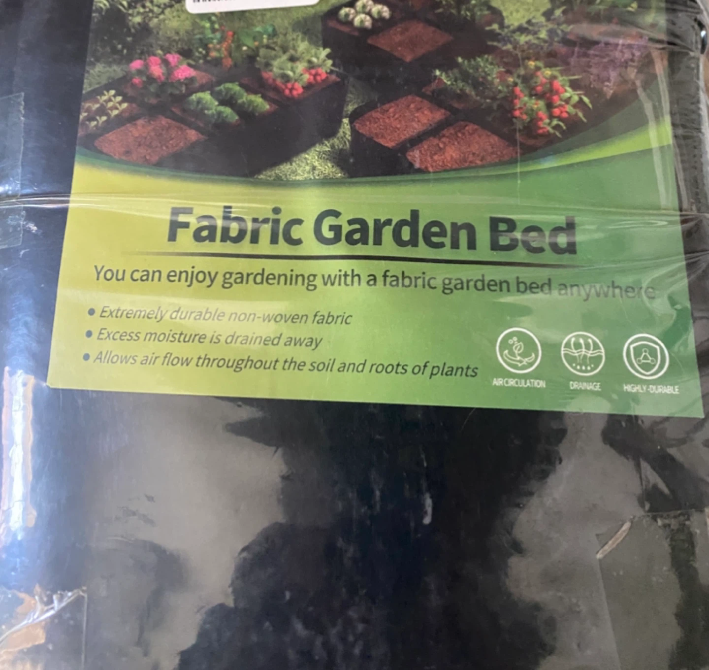 Fabric Raised Garden Bed 128 Gallon 8 Grids 3x6FT - photo 2
