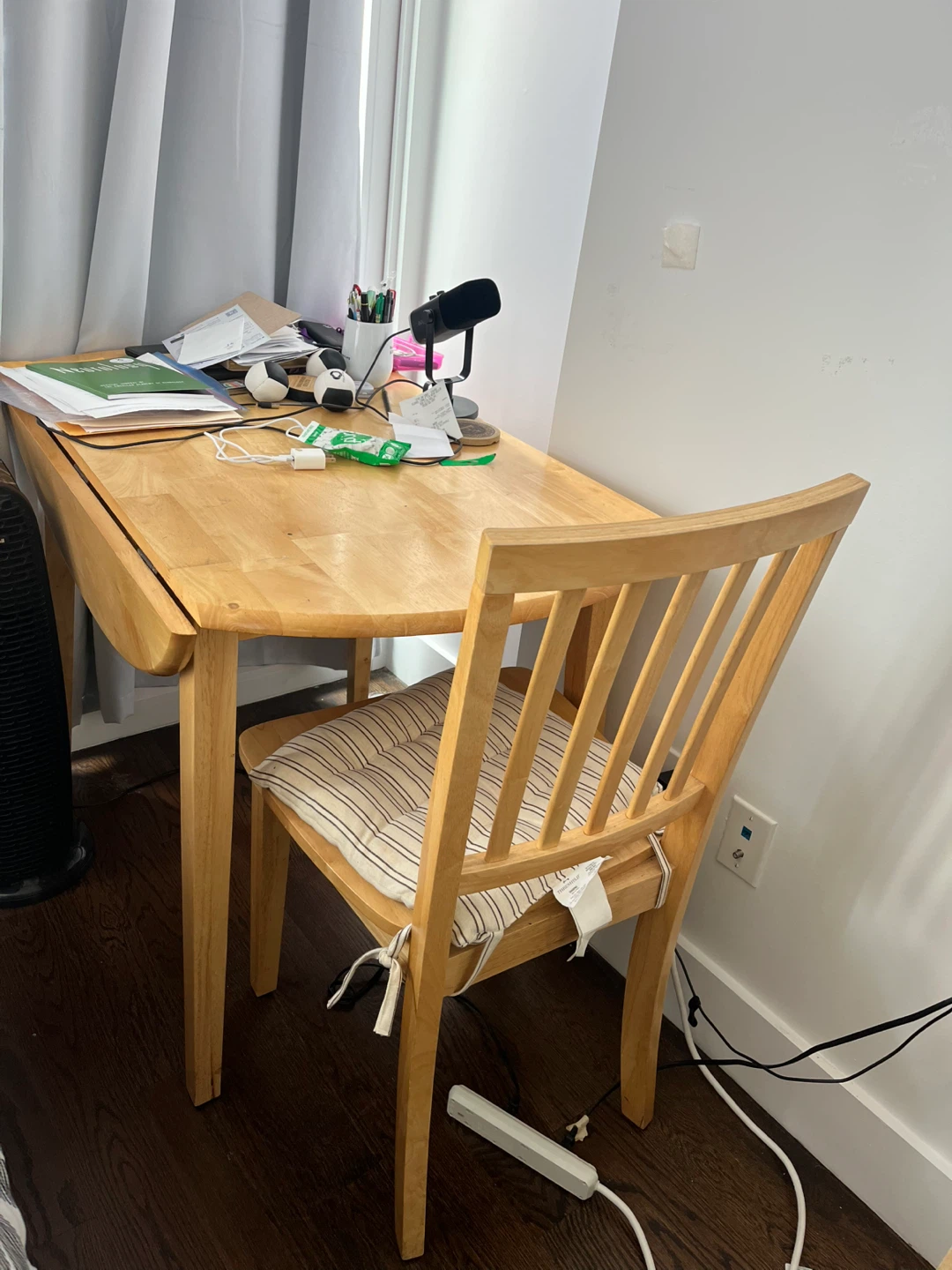 Drop Leaf Table and Chair Set - photo 3