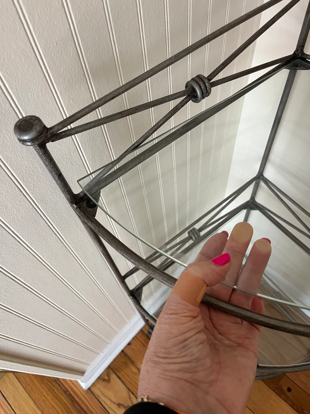 3-Tier Glass Corner Shelf - photo 4