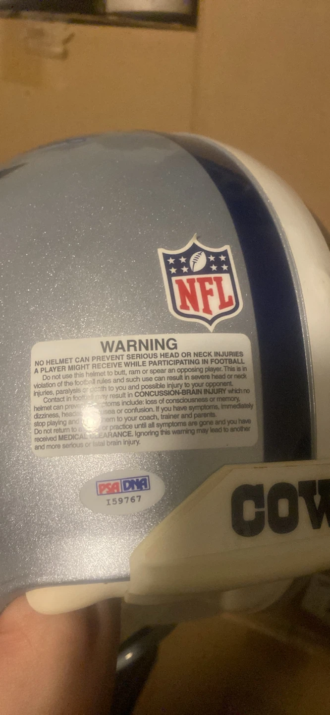 Dallas Cowboys NFL Riddell Replica Football Helmet - photo 3