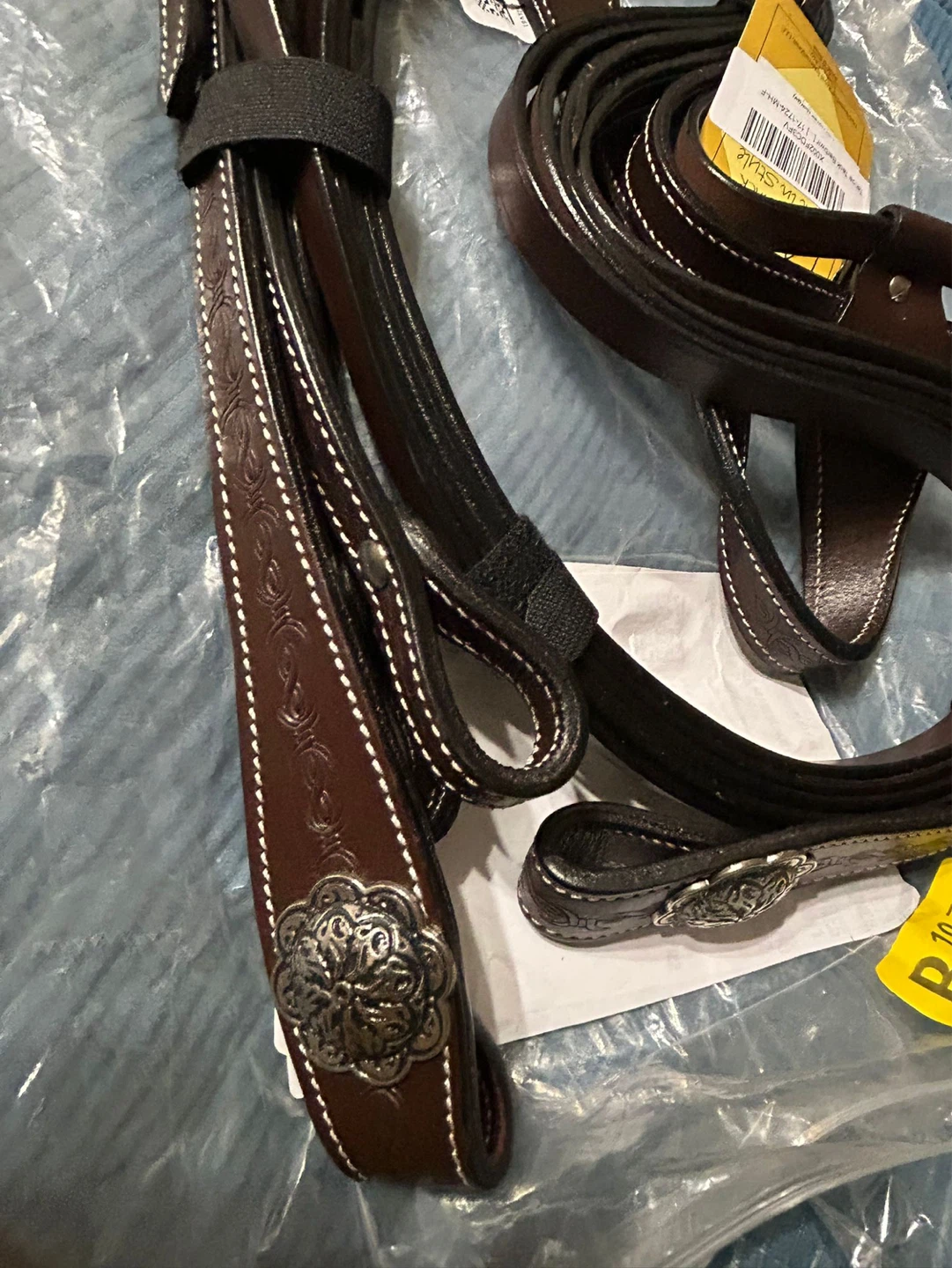 New/Tahoe Tack Western Headstall with Matching Split Reins - photo 3