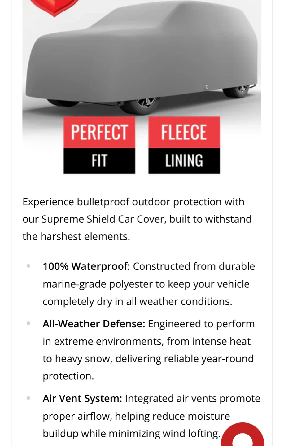 Supreme Shield Car Cover - photo 2