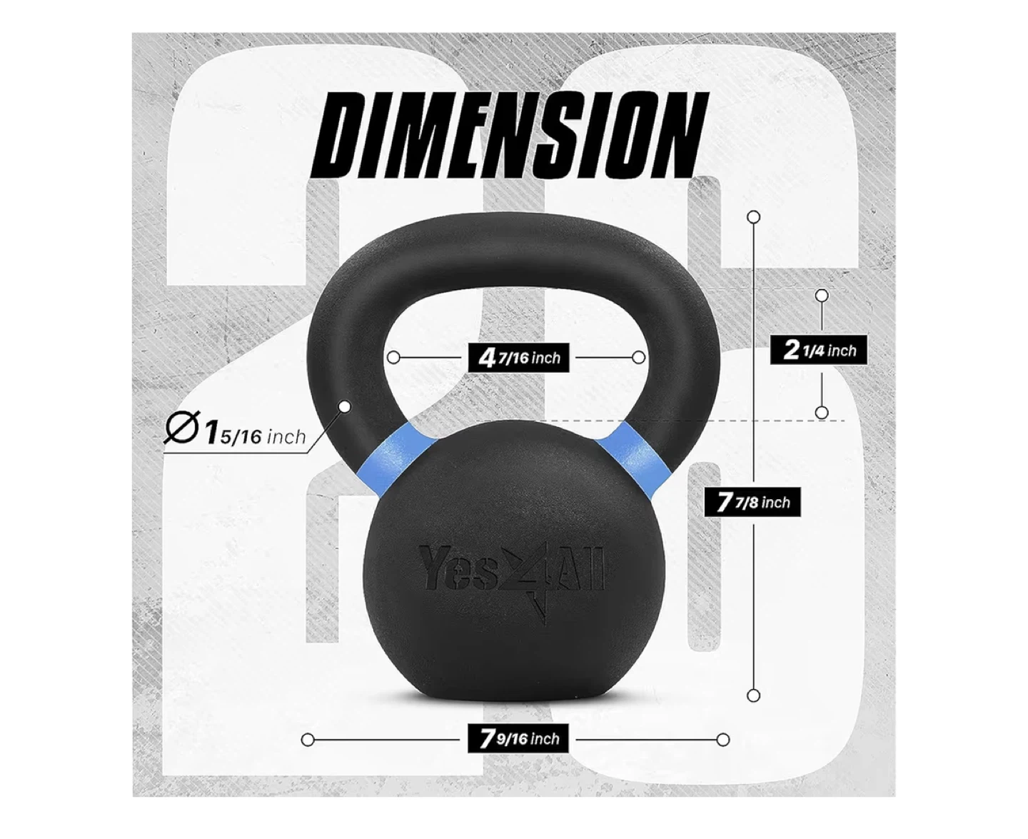 12KG/26LB Cast Iron Kettlebell - photo 3