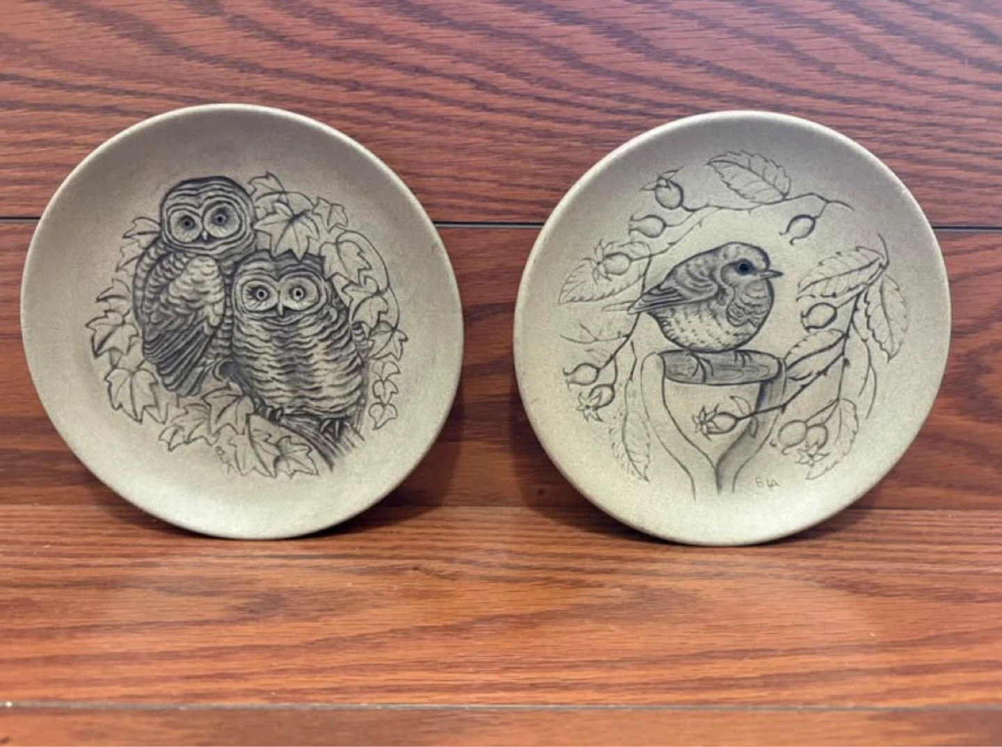 Poole Pottery -Barbara Linley Wildlife Stoneware Plates