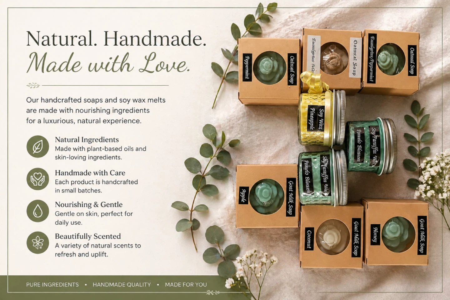 Handmade Soy Wax Melts & Goat Milk Soaps - photo 2