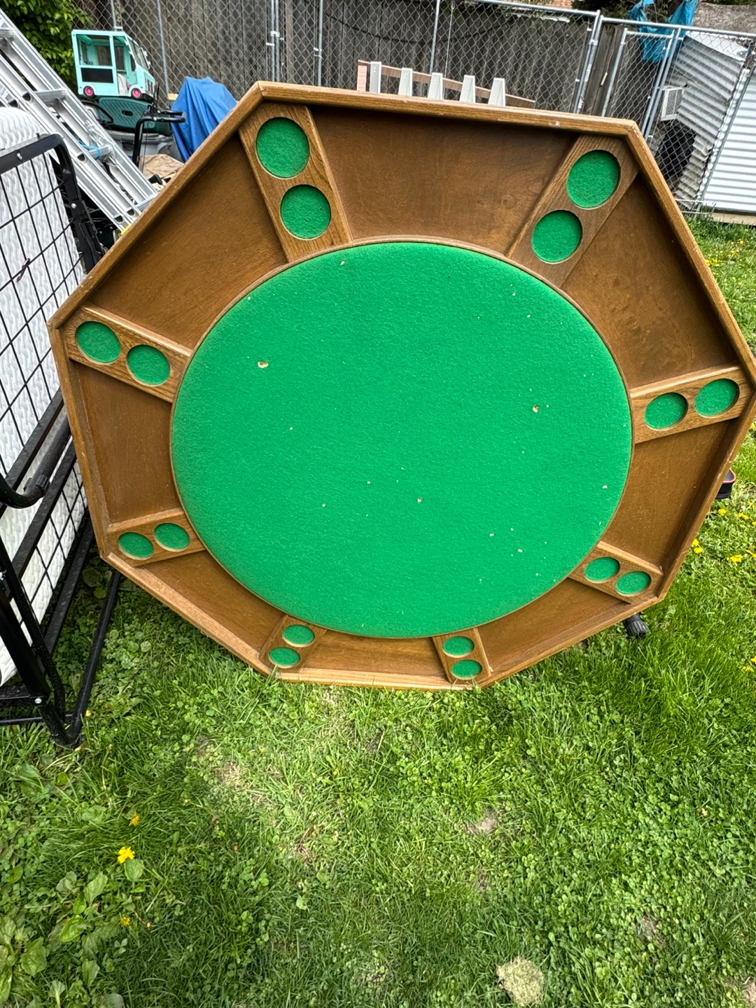 Octagonal Folding Game Table