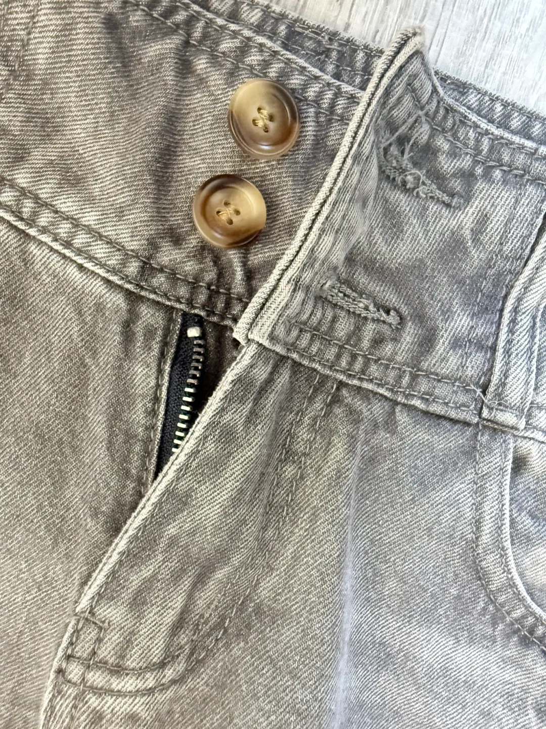 Union Jack Engineered Denim Washed Gray - photo 3