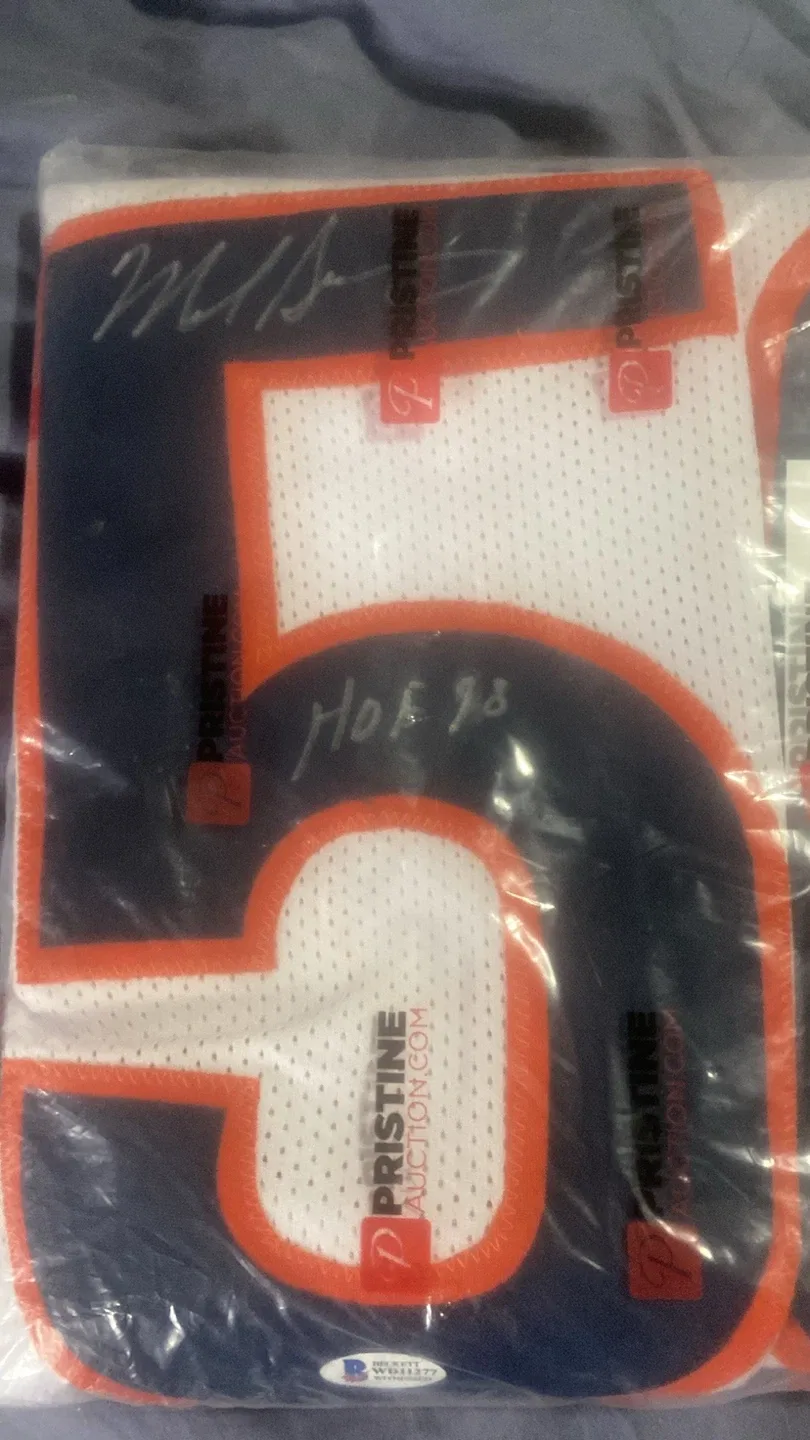 Signed Michael Singletary  Jersey - Size XL - photo 2