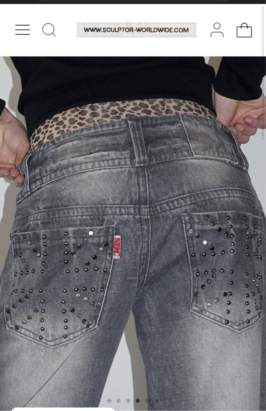 Union Jack Engineered Denim Washed Gray - photo 5