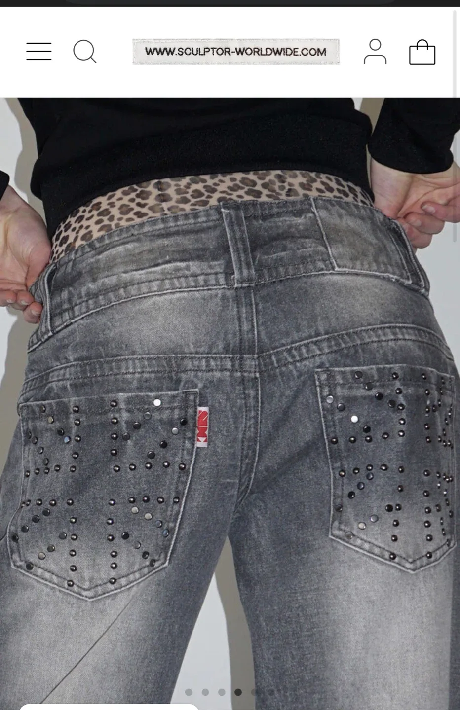 Union Jack Engineered Denim Washed Gray - photo 5