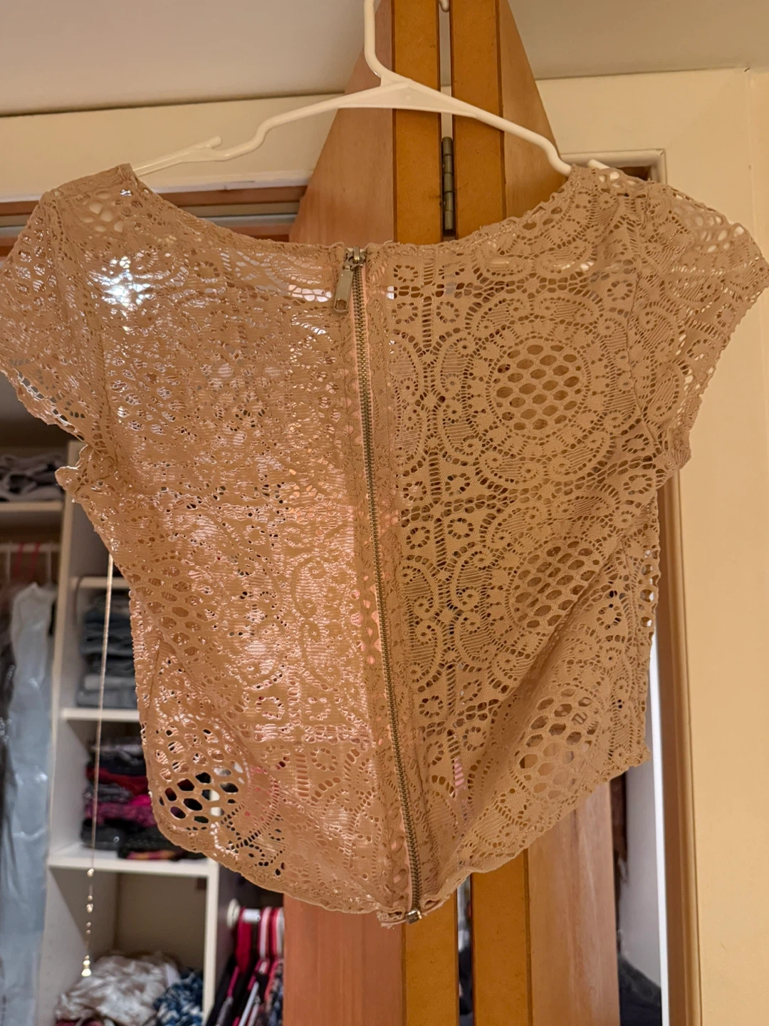 Women's Lace Crop Top - photo 2
