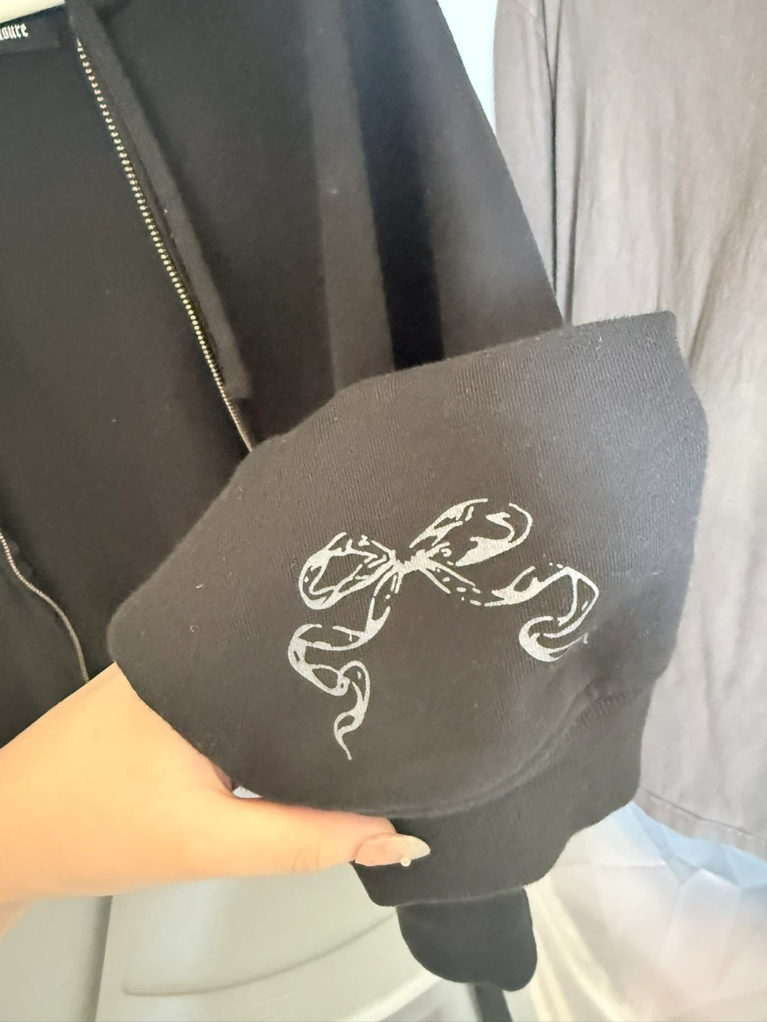Pain or Pleasure hooded zip up - photo 4