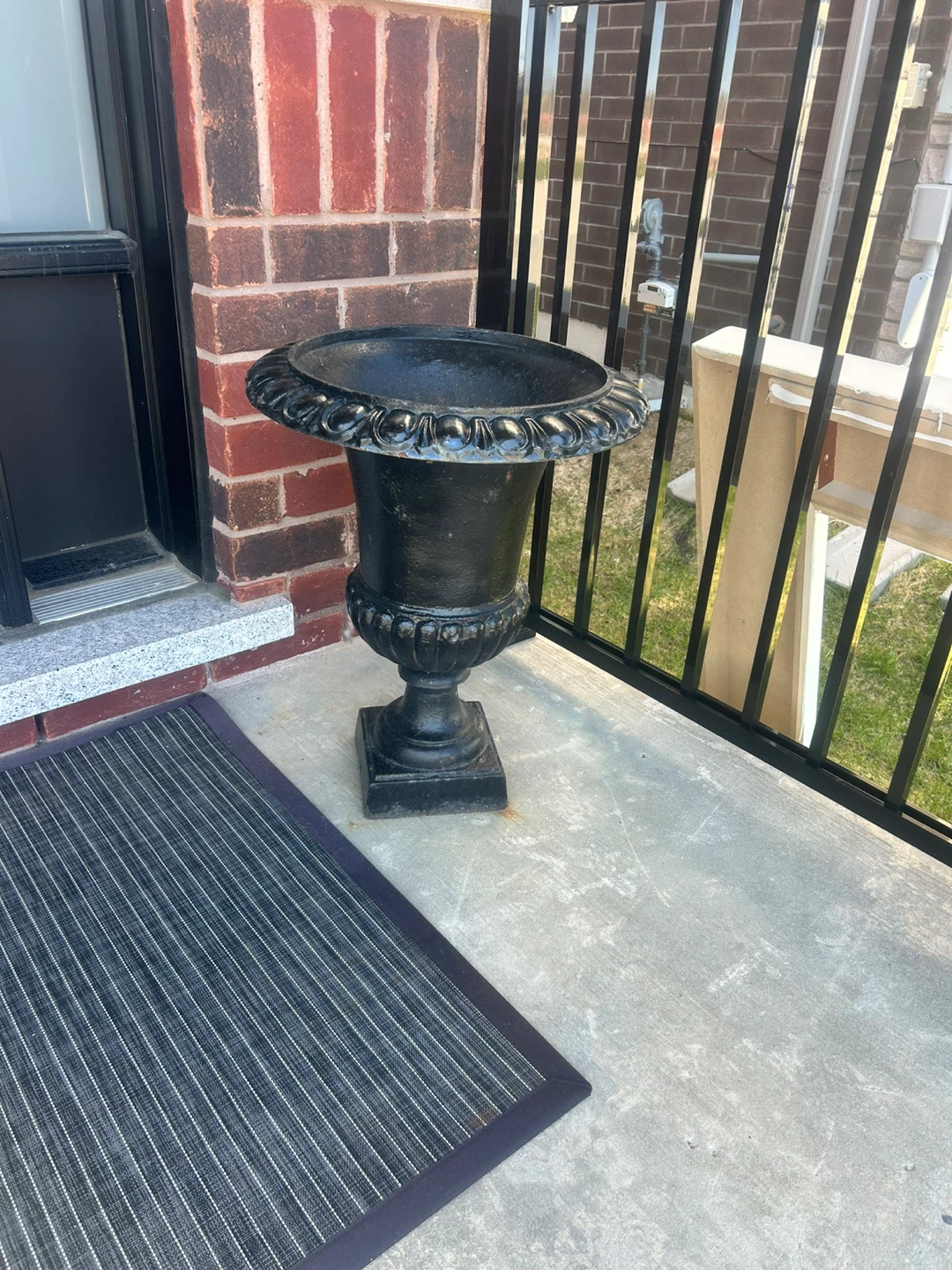 Decorative Urn Planter with Faux Topiary Ball - photo 3
