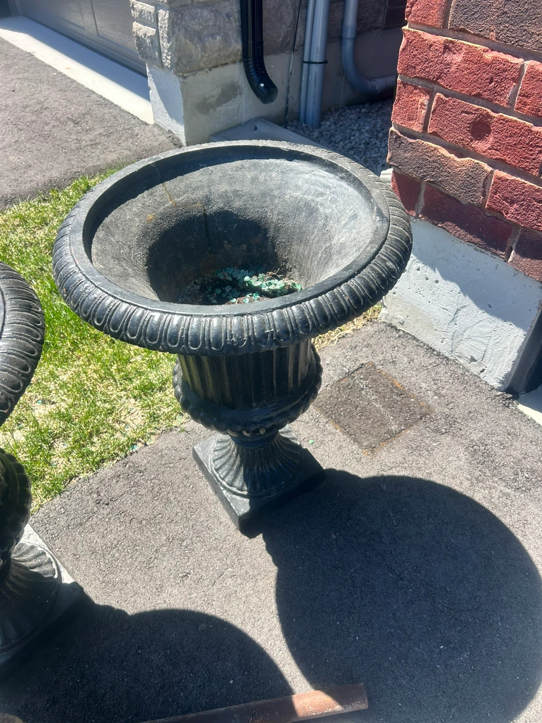 Decorative Urn Planter with Faux Topiary Ball - photo 5