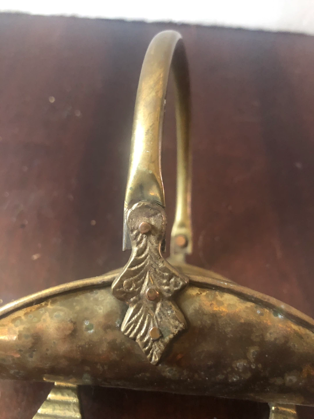 Vintage Brass Basket. - photo 4