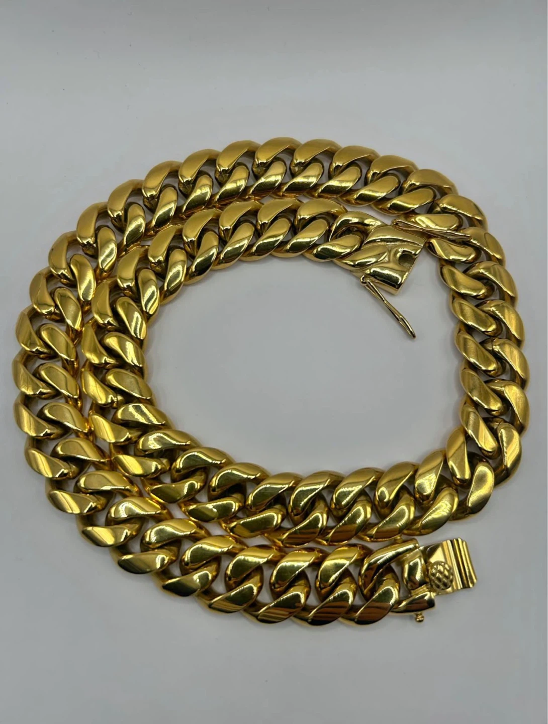 Men's Gold Cuban Link Chain 22 inch