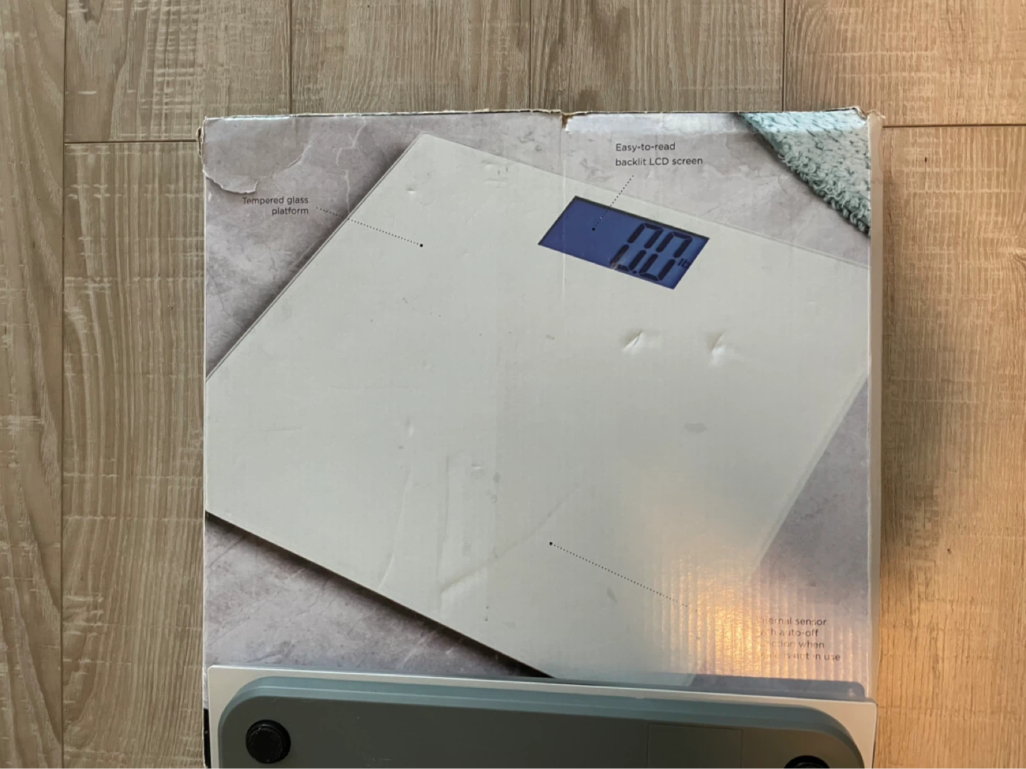 KSP Verra Glass Digital Bathroom Scale (White) - photo 4