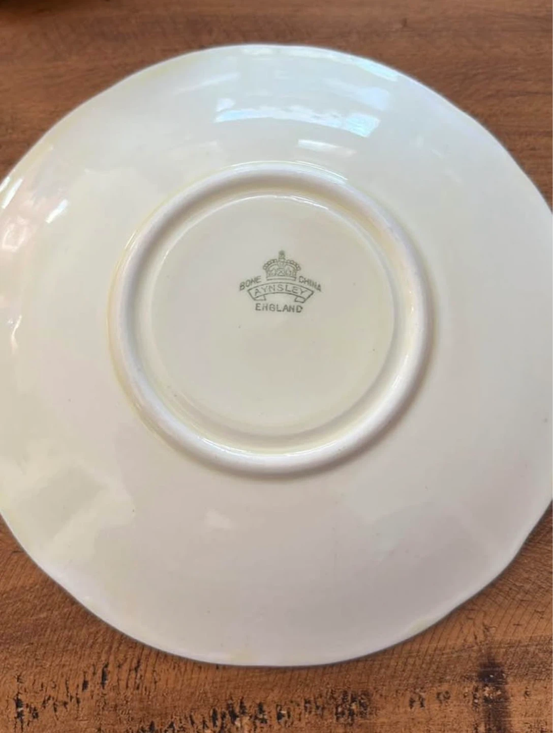 Aynsley Footed Cobalt Blue & Gold Teacup & Saucer - photo 4
