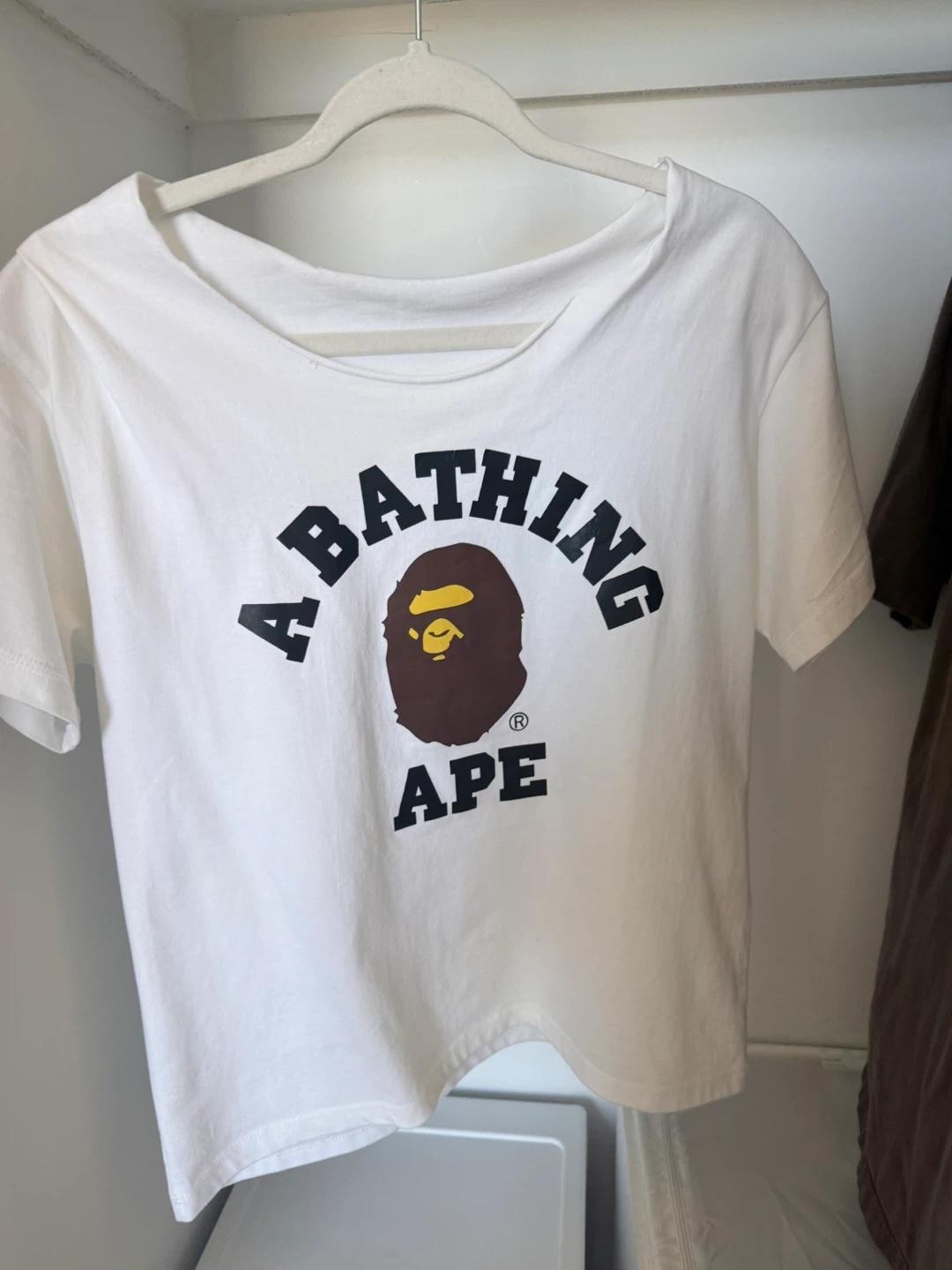 Bape t shirt white