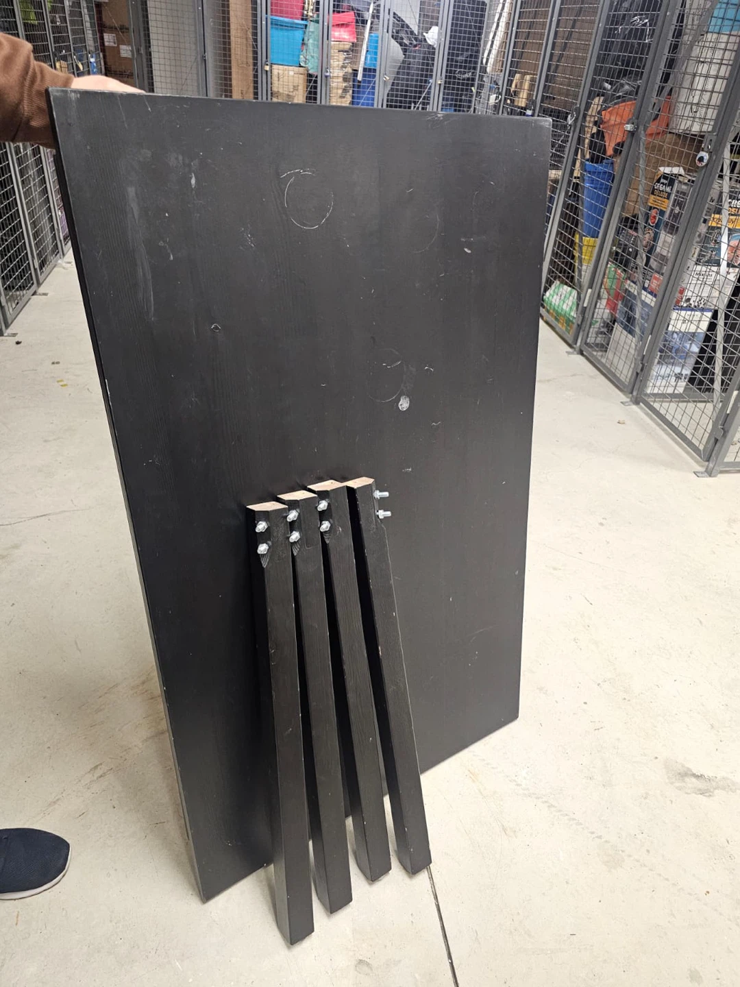 IKEA - Black Table Top with Detachable Legs